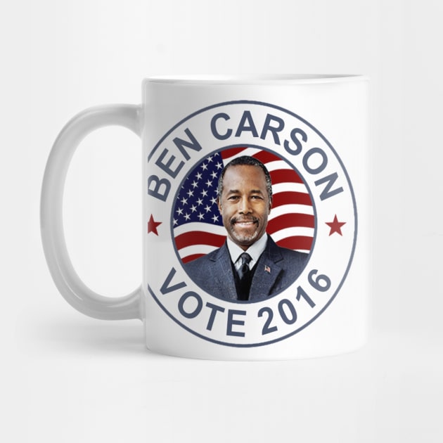 Ben Carson US Flag by ESDesign